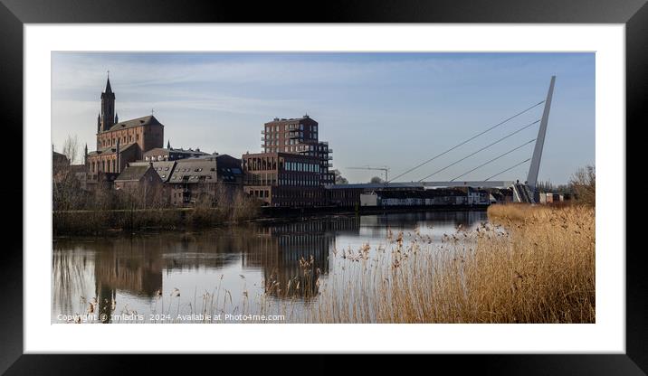 Wetteren Cityscape, East Flanders, Belgium Framed Mounted Print by Imladris 