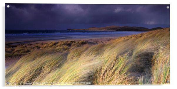 Balnakeil beach, near Durness, Sutherland, northern Scotland Acrylic by Geraint Tellem ARPS