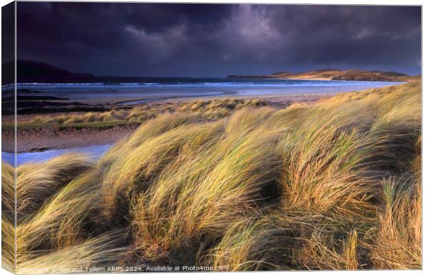 Balnakeil beach, near Durness, Sutherland, northern Scotland Canvas Print by Geraint Tellem ARPS