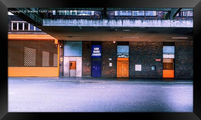 Colourful Doors, London  Framed Print by Bradley Taylor