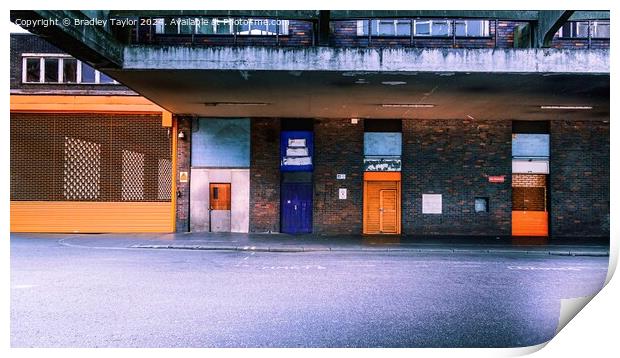 Colourful Doors, London  Print by Bradley Taylor