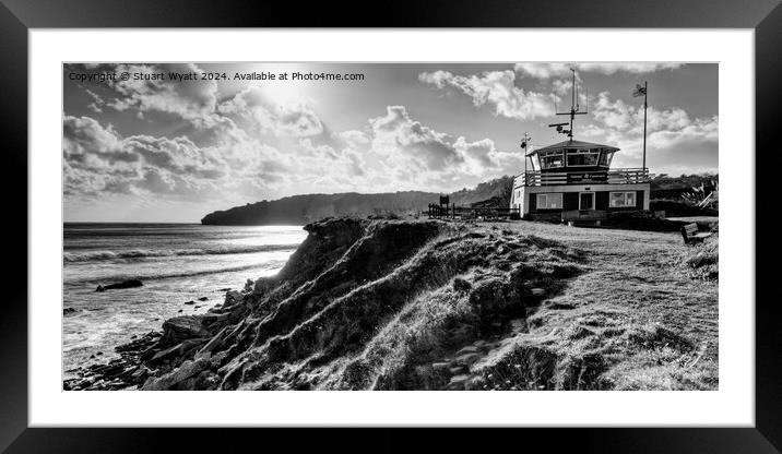 Swanage: Peveril Point Coastwatch Station Framed Mounted Print by Stuart Wyatt