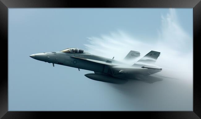 F-18 Hornet Framed Print by Bahadir Yeniceri