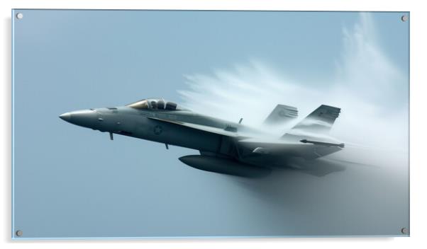 F-18 Hornet Acrylic by Bahadir Yeniceri