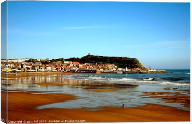 Scarborough. Canvas Print by john hill