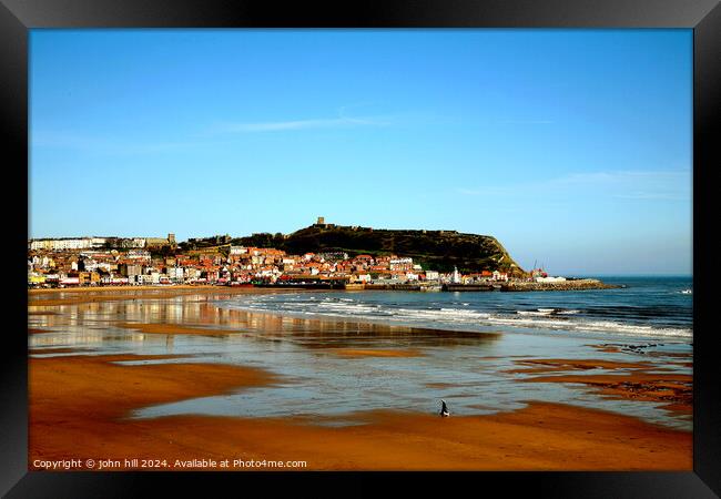 Scarborough. Framed Print by john hill