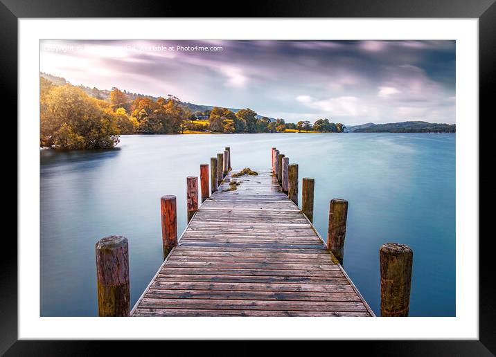Coniston water Framed Mounted Print by Kevin Elias