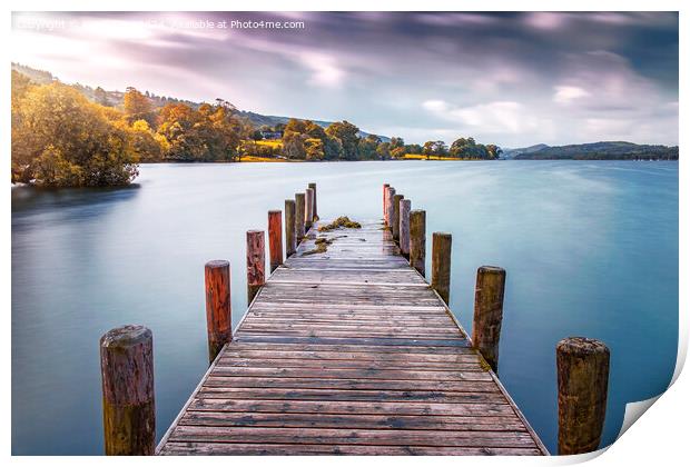 Coniston water Print by Kevin Elias