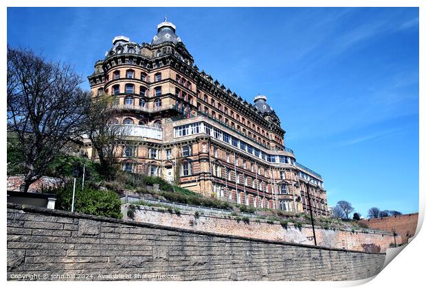 The Grand hotel, Scarborough. Print by john hill