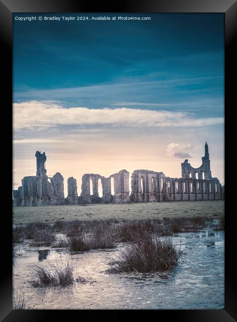 Byland Abbey, North Yorkshire Framed Print by Bradley Taylor