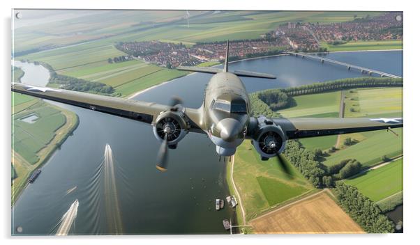 DC 3 Dakota Acrylic by Airborne Images