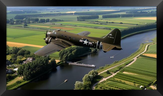 DC 3 Dakota Framed Print by Airborne Images