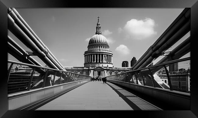 St Pauls Cathedral Framed Print by Steve Smith