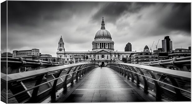 St Pauls Cathedral Canvas Print by Steve Smith