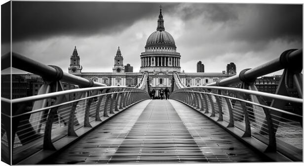 St Pauls Cathedral Canvas Print by Steve Smith