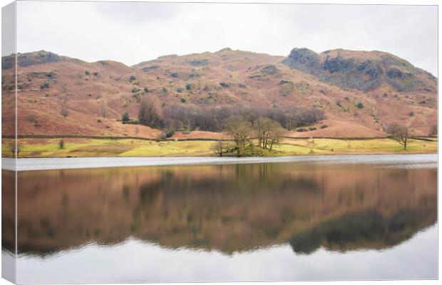 Rydal Water, Lake District Canvas Print by Graham Custance