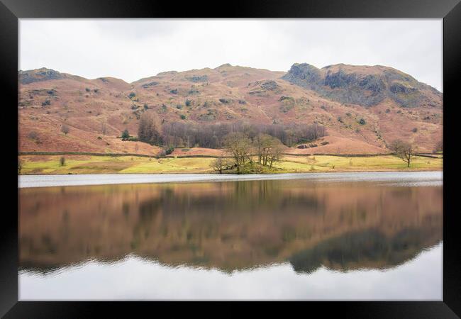 Rydal Water, Lake District Framed Print by Graham Custance