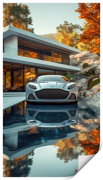 Aston Martin DB9 Print by T2 