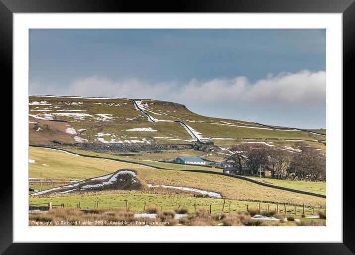 High Hurth Edge, Teesdale Framed Mounted Print by Richard Laidler