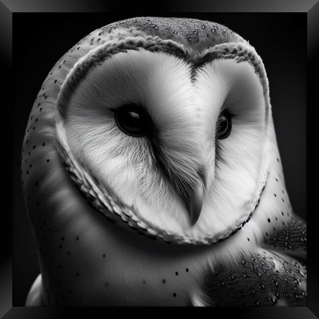 Barn Owl Framed Print by Scott Anderson