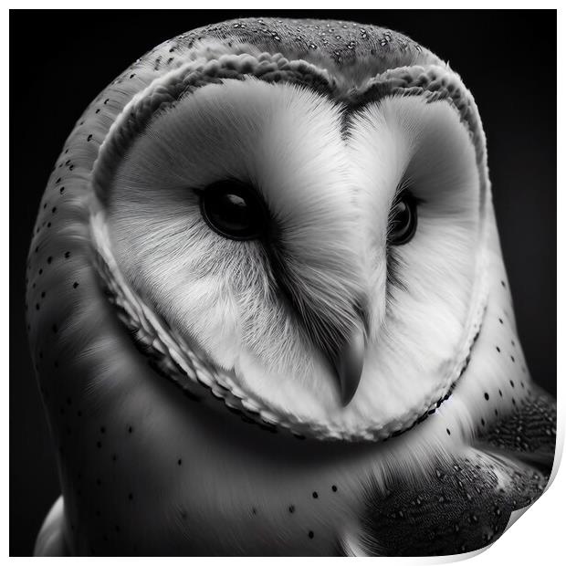 Barn Owl Print by Scott Anderson
