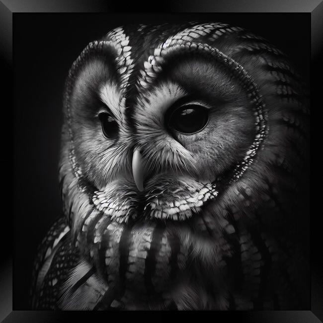 Tawny Owl Framed Print by Scott Anderson