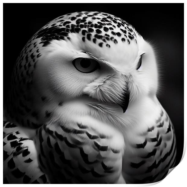 Snowy Owl Print by Scott Anderson