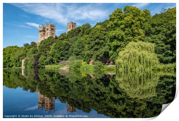 Durham Cathedral from the riverside Print by Shots by j0kster 