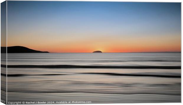 Sunset Sea Canvas Print by RJ Bowler
