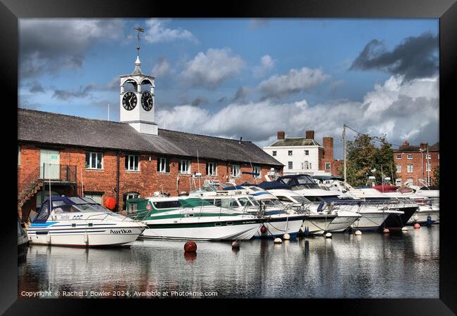 Boats in the Marina at Stourport-on-Severn (Colour Framed Print by RJ Bowler