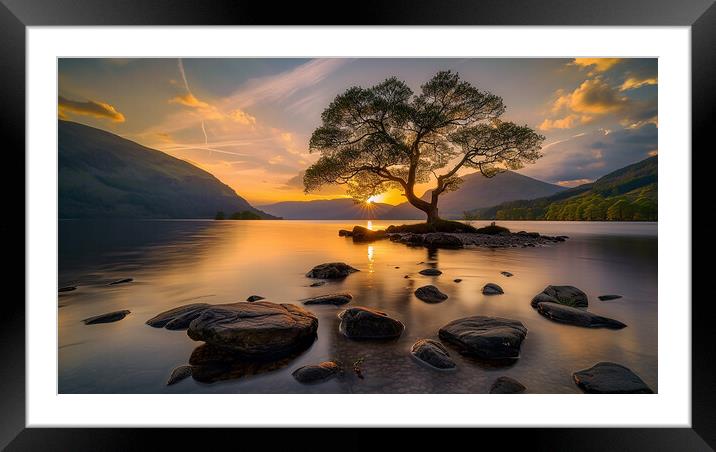 Ullswater Lake District Framed Mounted Print by Steve Smith