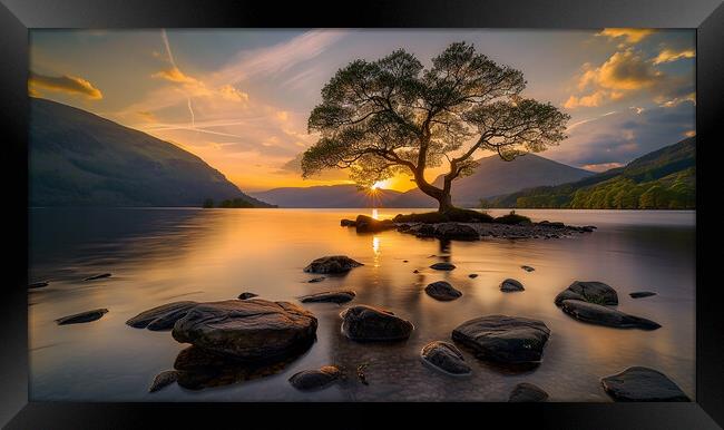 Ullswater Lake District Framed Print by Steve Smith