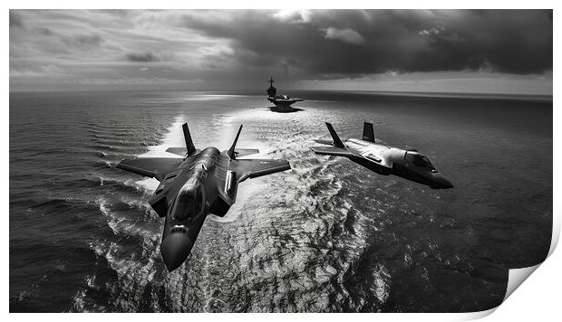 The Flypast Print by Airborne Images