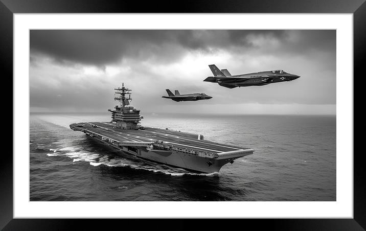 The Flypast Framed Mounted Print by Airborne Images
