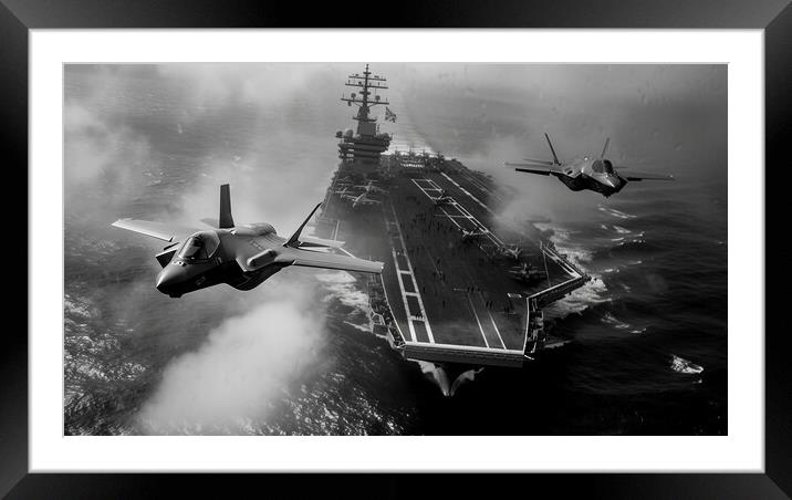 The Flypast Framed Mounted Print by Airborne Images