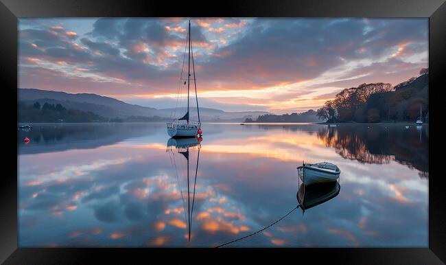 Windermere Lake District Framed Print by Steve Smith