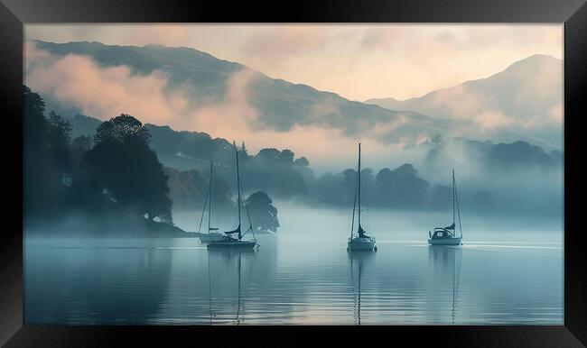 Windermere Lake District Framed Print by Steve Smith
