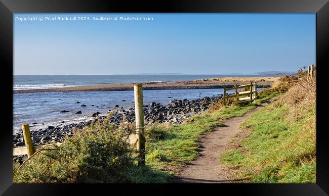 Wales Coastal Path Llyn Peninsula Coast Framed Print by Pearl Bucknall