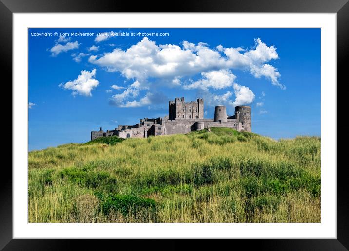 Bamburgh Castle, Northumberland Framed Mounted Print by Tom McPherson