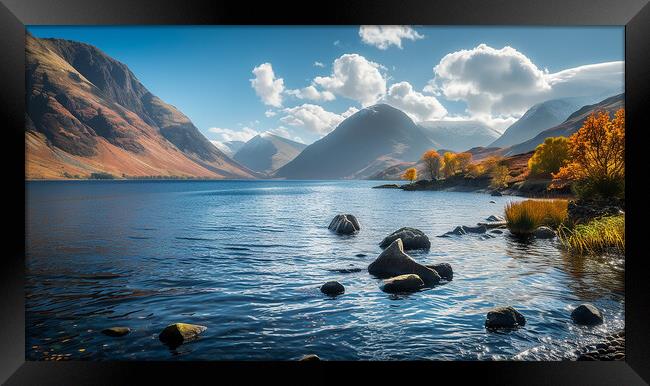 Wastwater Lake District Framed Print by Steve Smith