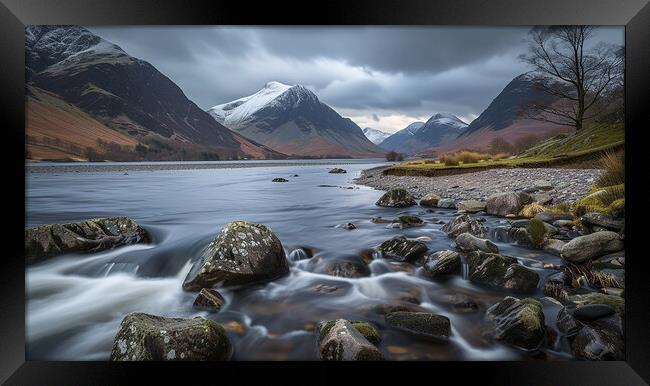 Wastwater Lake District Framed Print by Steve Smith