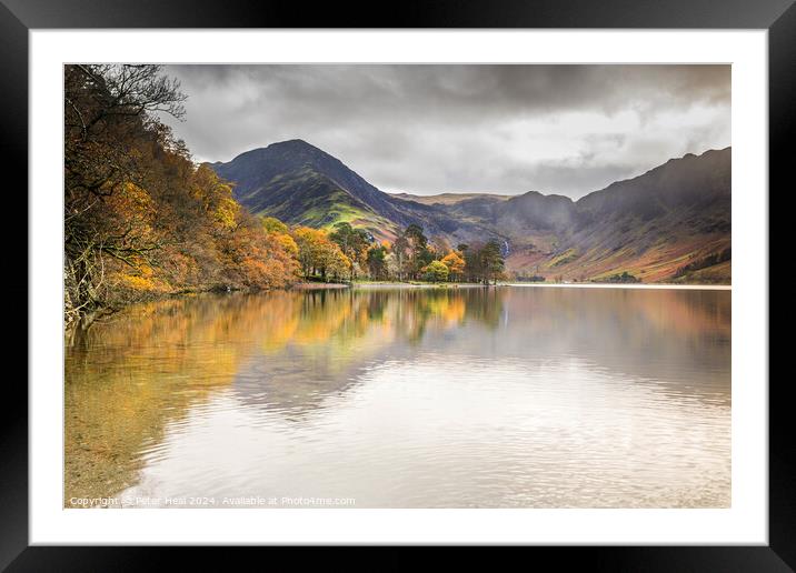 Buttermere Framed Mounted Print by Peter Heal