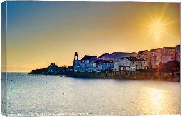 Swanage: The Haven & Peveril Point Canvas Print by Stuart Wyatt