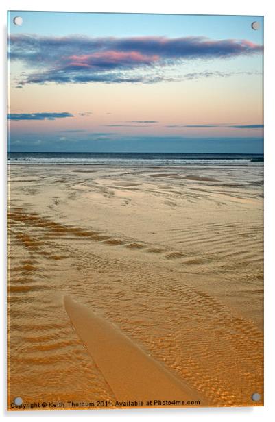 Ravensheugh Beach Acrylic by Keith Thorburn EFIAP/b