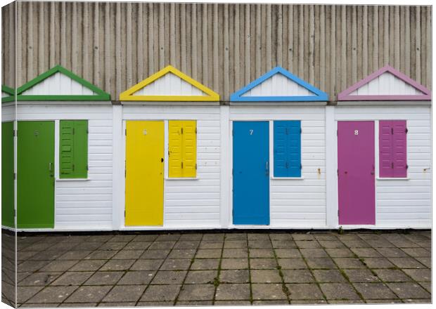 Beach huts Canvas Print by Rory Trappe