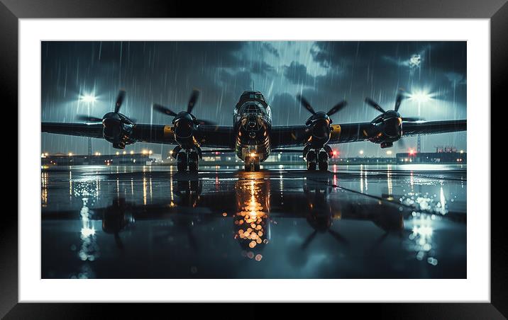 Preparing For Take Off Framed Mounted Print by Airborne Images