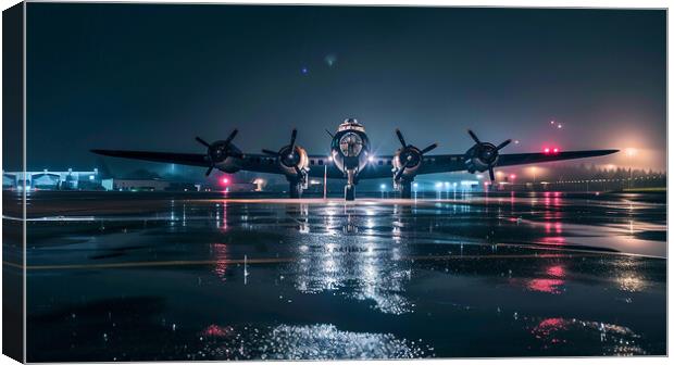 Preparing For Take Off Canvas Print by Airborne Images