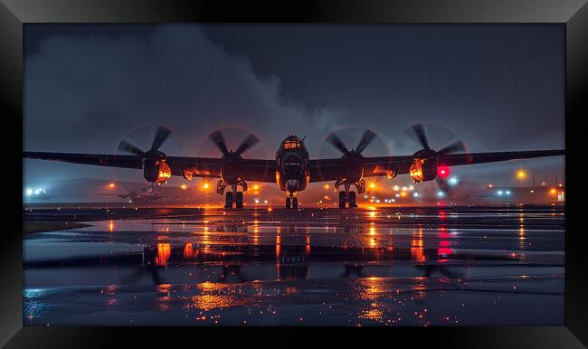 Preparing For Take Off Framed Print by Airborne Images