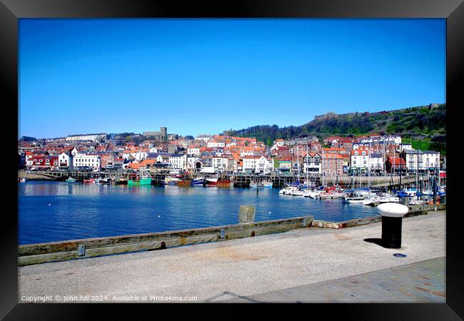 Scarborough, North Yorkshire. Framed Print by john hill