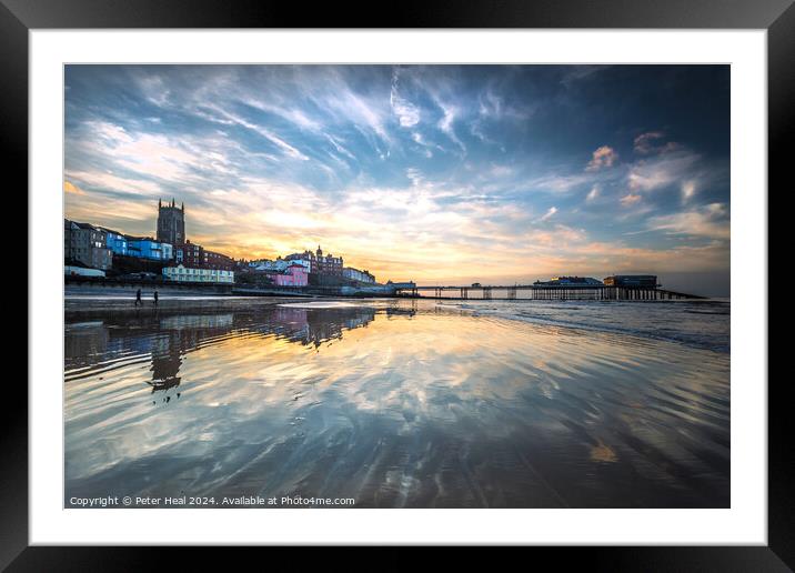 Cromer Reflections Framed Mounted Print by Peter Heal